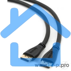 Кабель DisplayPort Gembird/Cablexpert CC-DP2-6, v1.2, 1.8м, 20M/20M, черный, экран, пакет