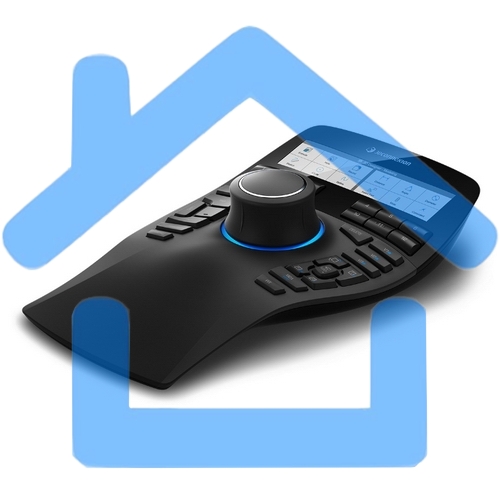 Манипулятор проводной 3DConnexion SpaceMouse Enterprise (3DX-700056) черный, USB, кнопки - 31