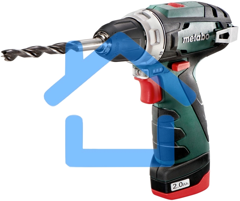Аккум.дрель METABO PowerMaxx BS (600079550)2х2Ач в сумке