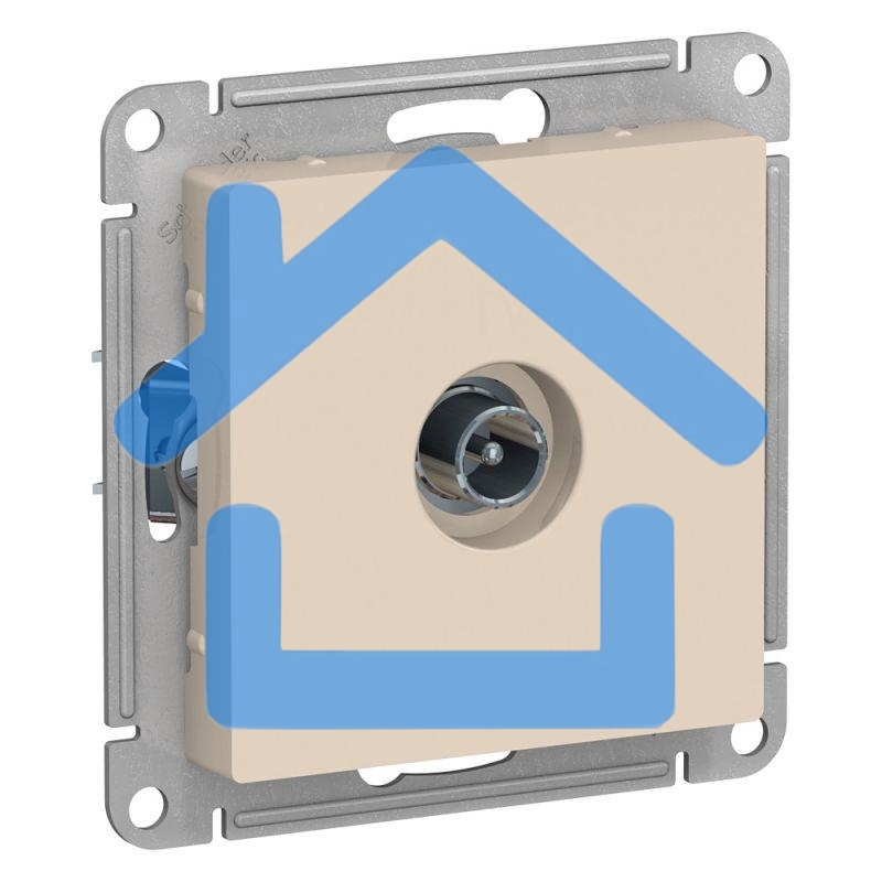 Механизм розетки TV ATLAS DESIGN оконечный 1DB беж. SchE ATN000291