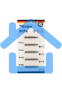 Бита PH 1x50 ммдля шуруповерта сталь S2 5 шт. (лента) Kranz