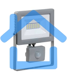 Прожектор Iek LPDO702-30-K03 СДО 07-30Д светодиодный серый с ДД IP44 IEK