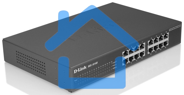 Коммутатор D-Link 10/100mbps 16-port DES-1016D