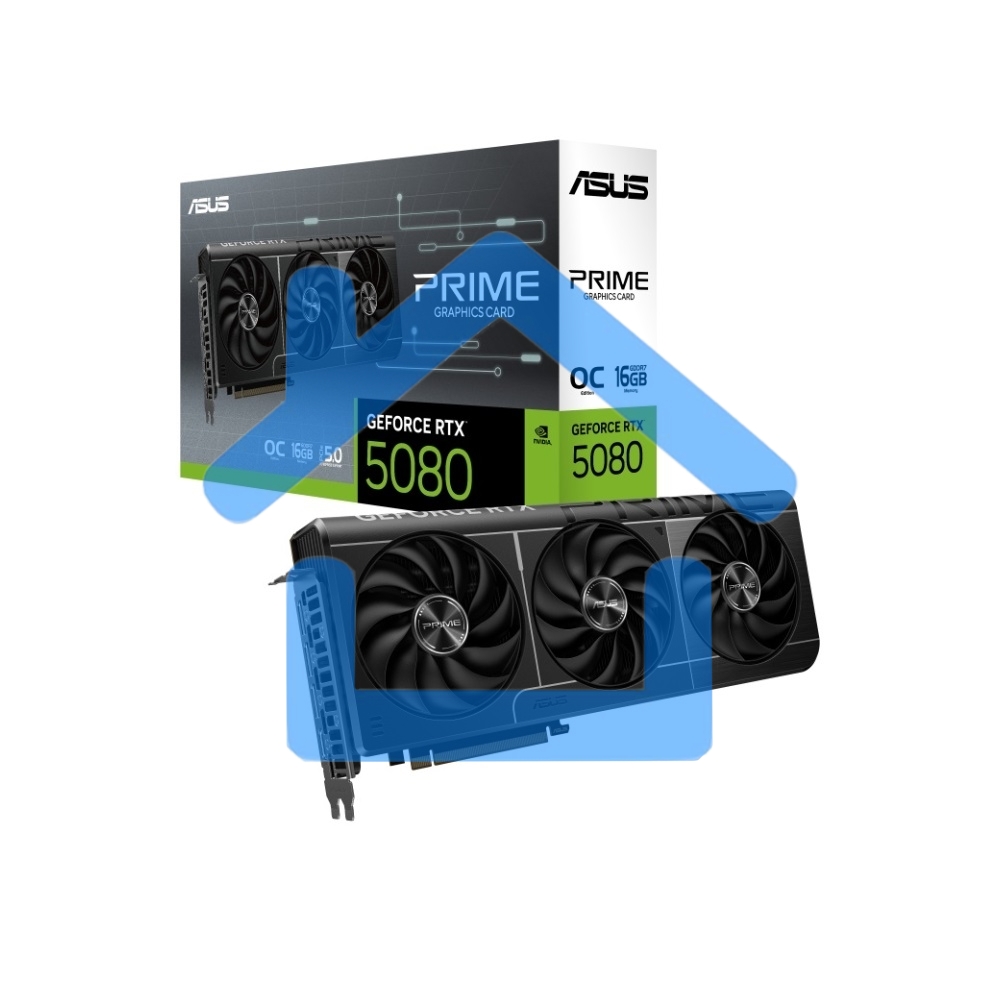 Видеокарта ASUS PRIME-RTX 5080-O16G, 16Gb GDDR7, 256 bit, DisplayPort, HDMI, GPU 2655 MHz 90YV0LX0-M0NA00
