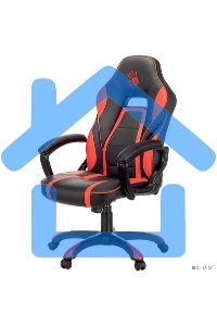 Кресло игровое A4Tech Bloody GC-350 черный/красный эко.кожа крестовина