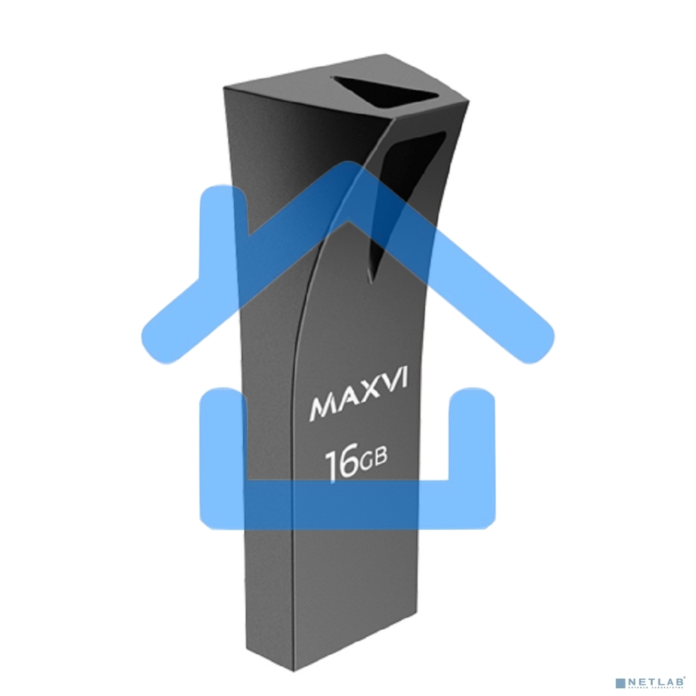Флешка USB R/W Maxvi MK2 16Gb USB 2.0 dark grey