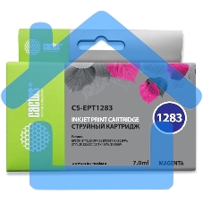 Картридж струйный Cactus CS-EPT1283 (T1283) пурпурный (7 мл) для Epson Stylus S22/S125/SX420/SX425/Office BX305