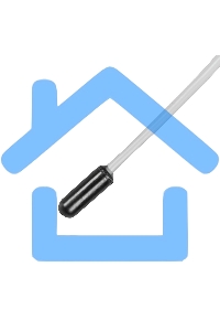 Терморегулятор механический RX-308B белый Rexant (совместим с Legrand серии Valena)