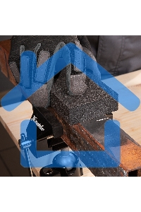 Губка для шлифования Matrix, 100 х 70 х 25 мм, средняя плотн., P 60