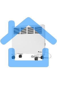 Конвектор MTX КМ-1000.1 белый, 1000 Вт, 15 м2, термостат