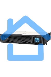 Источник бесперебойного питания APC Smart-UPS C 1000VA/600W, 2U RackMount, 230V, Line-Interactive, LCD, 1 year warranty(REP. SMC1000I-2U)