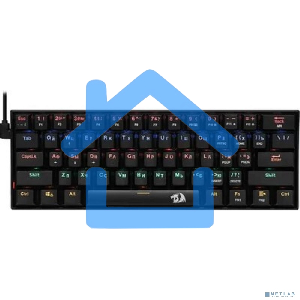 Клавиатура Defender Redragon Lakshmi проводная, USB, черный
