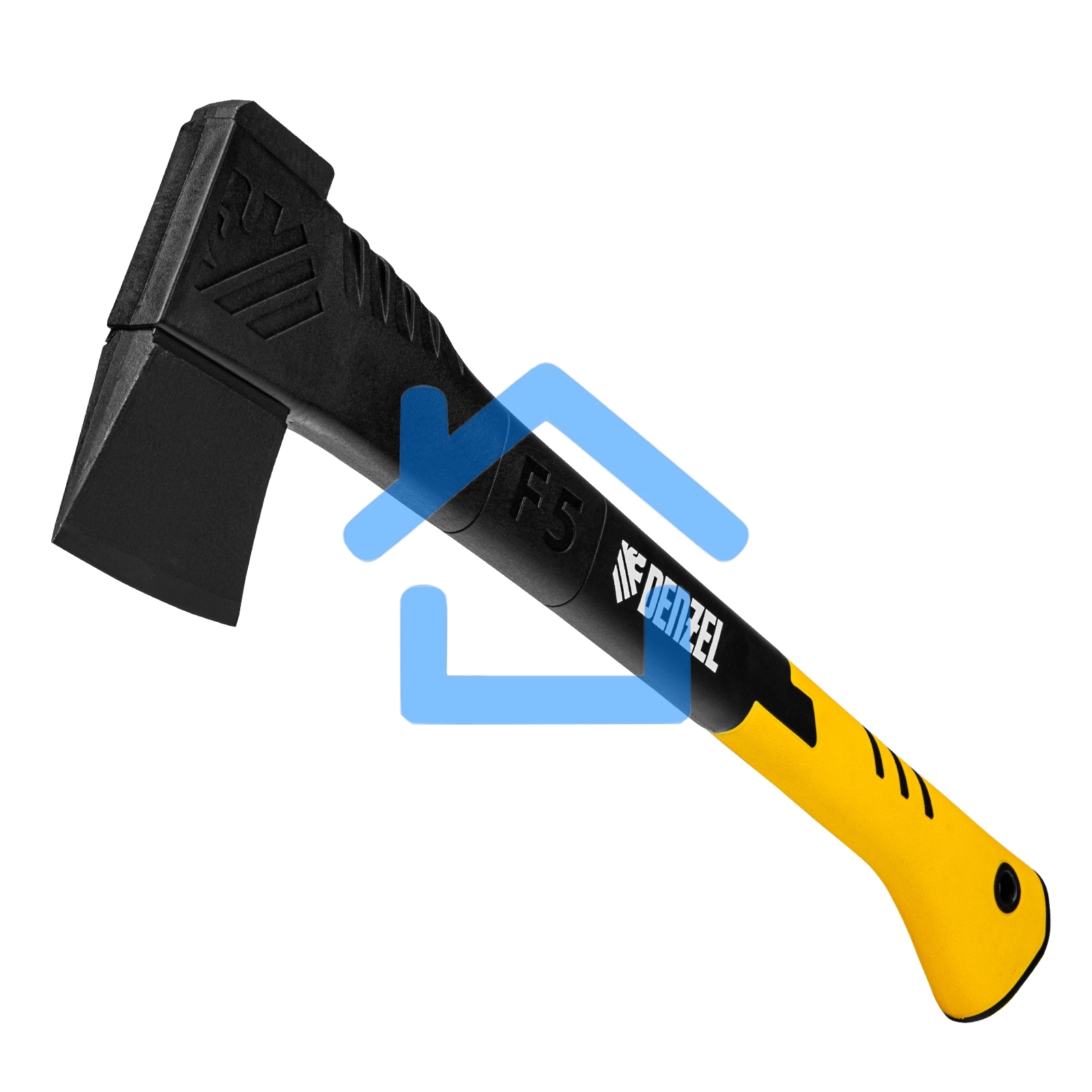 Топор-колун Denzel 21432 F5, 1100 гр, двухкомпонентная рукоятка, 500 мм