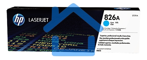 Тонер Картридж HP 826A CF311A голубой для HP CLJ Ent M855