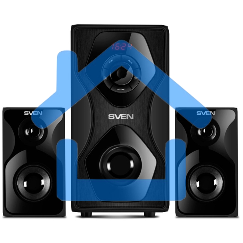 Акустическая система SVEN AC MS-2055, черный (55Вт, FM-тюнер, USB/SD, дисплей, ПДУ, Bluetooth)