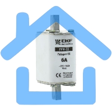 Вставка плавкая ППН-33 100А габарит 00 EKF fus-33/160/100 Вставка плавкая ППН-33 100А габарит 00 EKF fus-33/160/100