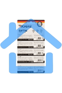 Бита PH 1x50 ммдля шуруповерта сталь S2 5 шт. (лента) Kranz