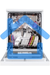 Посудомоечная машина Maunfeld MWF12S, белый, 59.8 см, 12 компл., 52 дБ, класс A+