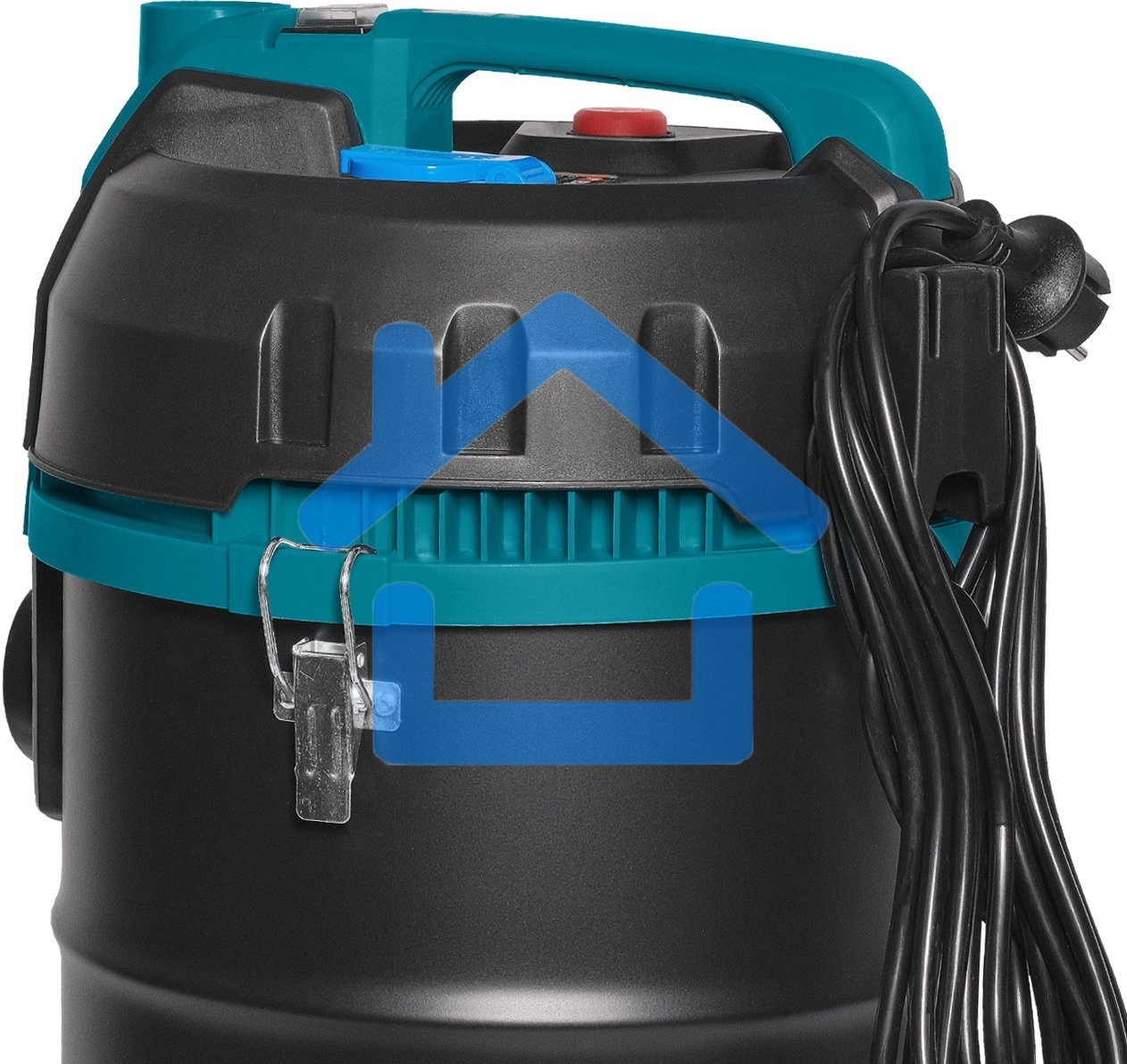 Пылесос профессиональный Bort BSS-1530 черный, 300/1500 Вт, уборка влажная/сухая, пылесборник мешок/контейнер 30л