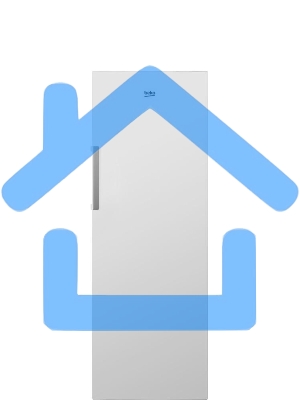 Морозильная камера Beko RFSK266T01W, белый, 240 л, 4 ящика