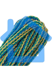 Шнур вязаный полипропиленовый Сибртех 93950 с сердечником, разноцветный, 4 мм, L 20 м, Россия