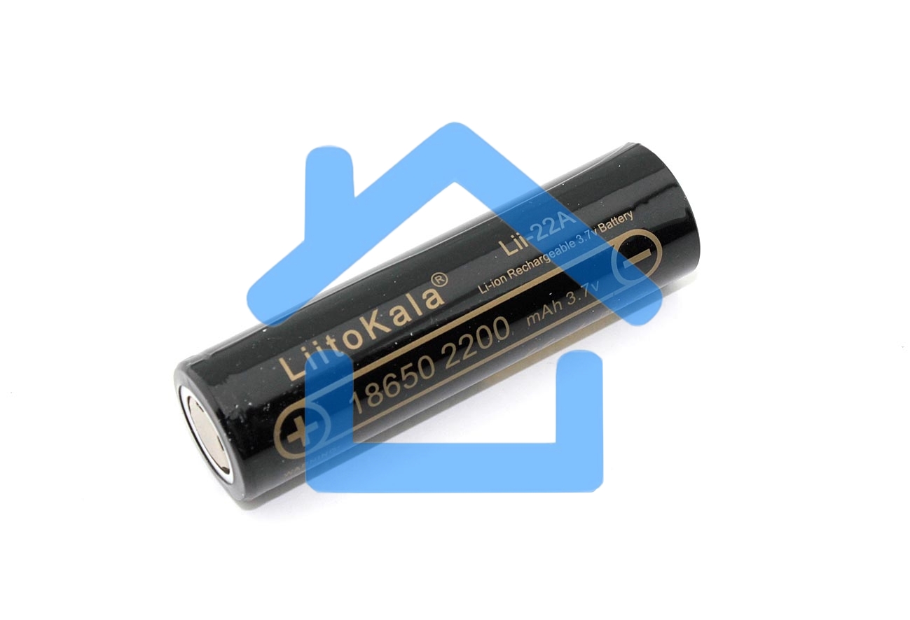 Аккумулятор типа 18650 Li-Ion LiitoKala Lii-22A 2200mAh, 3.7V