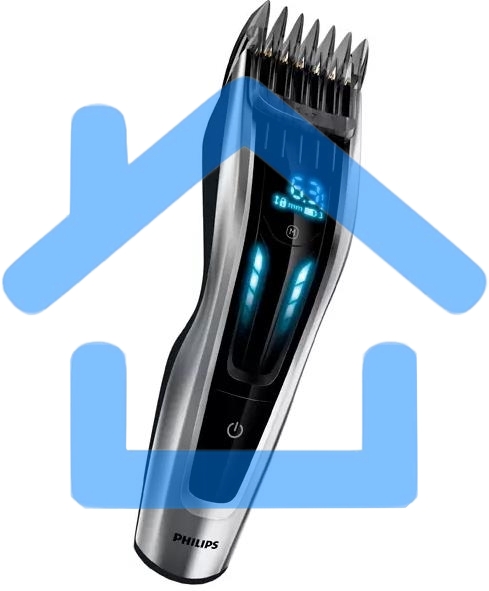 Машинка для стрижки Philips HC9450/15 Тип бритвы Сеточная,Ширина ножа 41мм,Количество бритвенных головок 1, Дисплей: Индикатор зарядки аккумулятора, Индикатор низкого заряда аккумулятора, Индикатор установки длины,Число установок длины 400,Минимальная дли