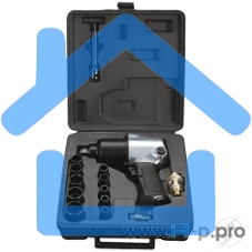 Гайковерт пневматический FUBAG IW 580100191 ударный 1/2'' 226л/м 576нм 6.3бар 1/2'' +набор кейс