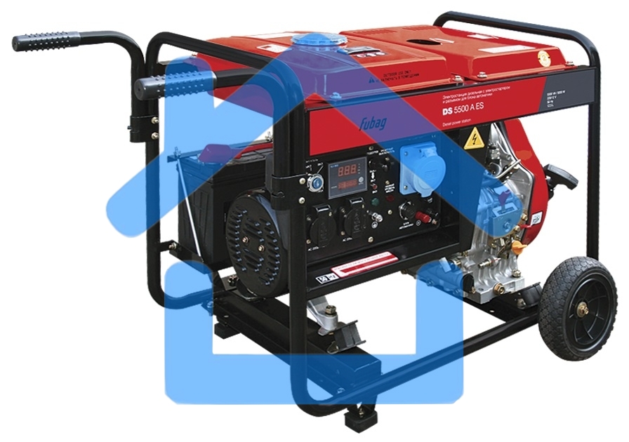 Электрогенератор дизельный FUBAG DS 5500 A ES, 5 кВт, 82 дБ, 110 кг