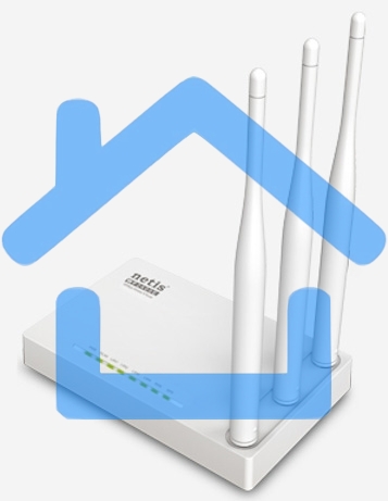 Маршрутизатор беспроводной Netis WF2409E Wi-Fi белый
