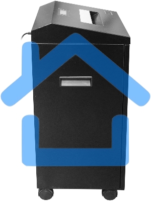 Шредер Heleos УО55-7 черный (секр.P-7) фрагменты 7лист. 55лтр.