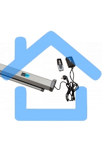 Экран Pro 180x180см Motoscreen 1:1 настенно-потолочный(моторизованный) 100' фибергласс, серый корпус