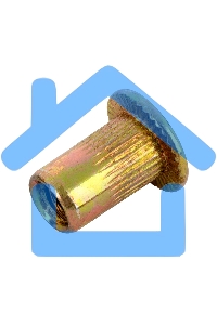 Заклепки резьбовые Denzel стальные, оцинкованные, М3, пластиковый кейс, 200 шт.