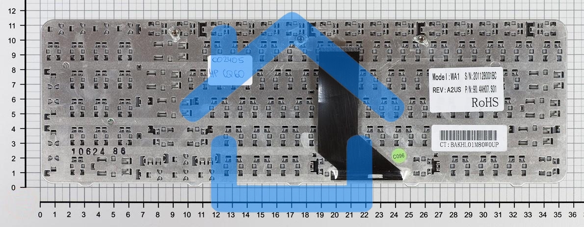 Клавиатура для ноутбука HP Pavilion G60 Compaq Presario CQ60 черная