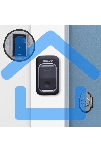 Звонок беспроводной c цифровым кодированием, влагозащищенной кнопкой IP44 и регулировкой громкости RX-30 Rexant