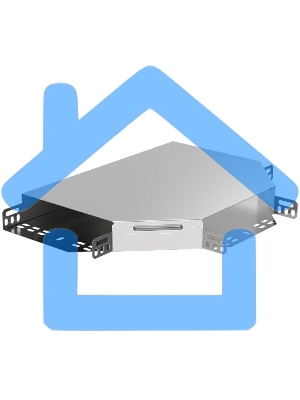 Разветвитель Т-образный 50х200 Iek CLP1T-050-200