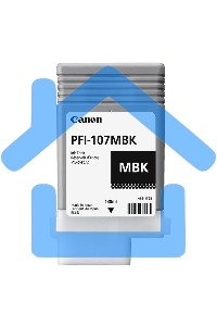 Картридж струйный Canon PFI-107MBK (6704B001) черный матовый (130 мл) для Canon iP F680/685/780/785