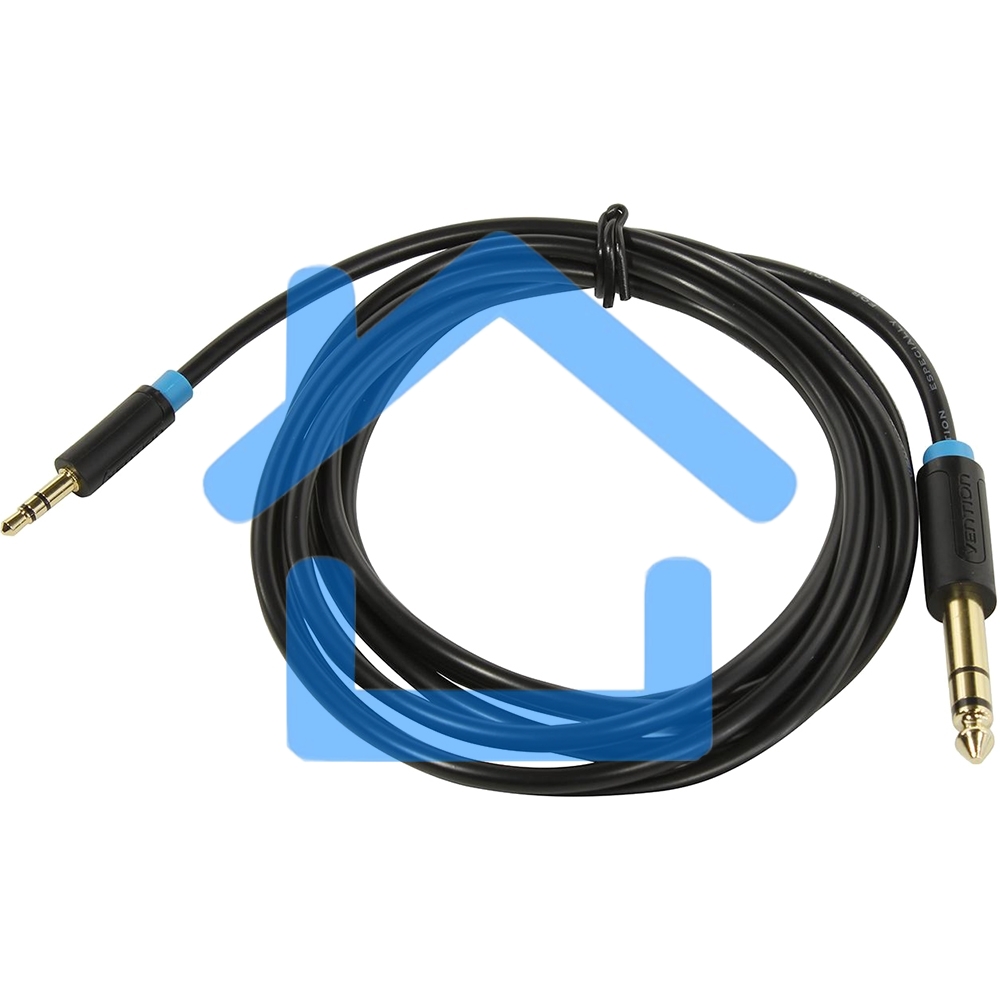Кабель Vention аудио Jack 6,5 mm M/ 3,5 M - 2 м