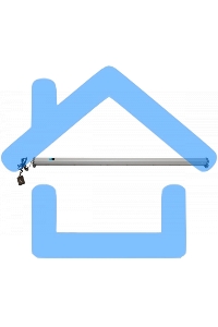 Экран Pro 180x180см Motoscreen 1:1 настенно-потолочный(моторизованный) 100' фибергласс, серый корпус