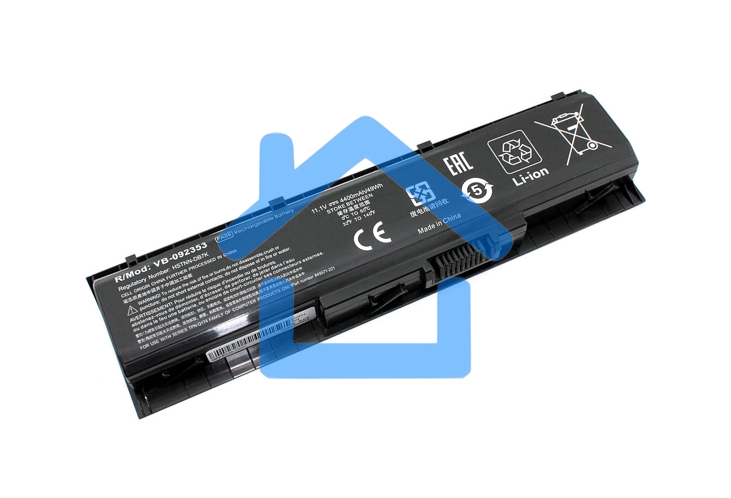 Аккумуляторная батарея для ноутбука HP Omen 17-w000 11.1V 4400mAh OEM