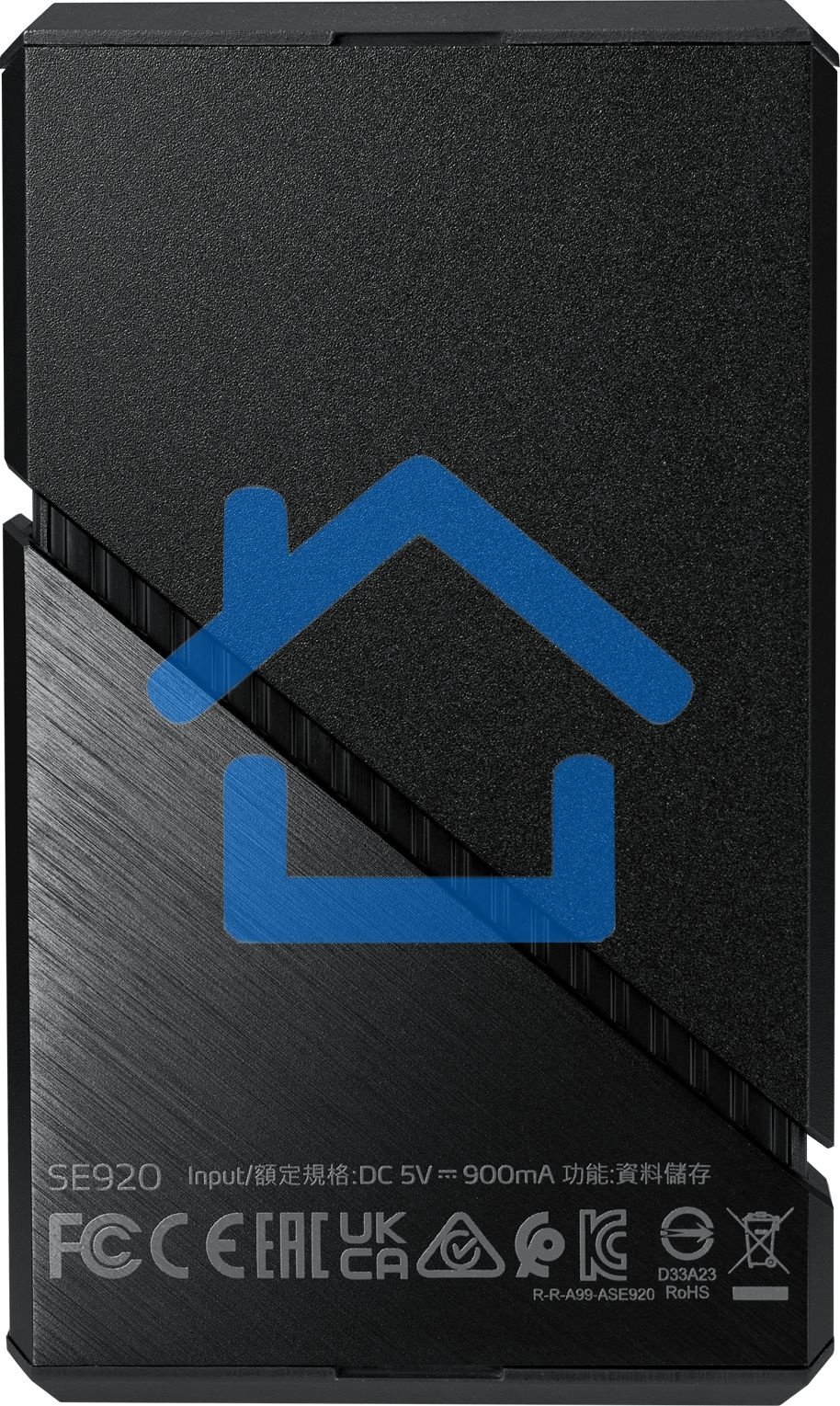Накопитель SSD   ADATA SE920 USB-C 2Tb EXT. черный