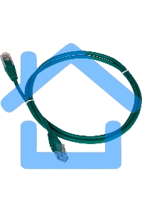 Патч-корд Lanmaster TWT UTP кат.5e, с заливными колпачками, 1.5 м, зеленый