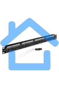 Патч-панель ExeGate EPP3-19-24-8P8C-C6-110D-C (19