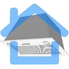 Вытяжка встраиваемая Kuppersberg Inlinea 52 W X белый, 52 см, 1300 куб. м/ч, 39 дБ