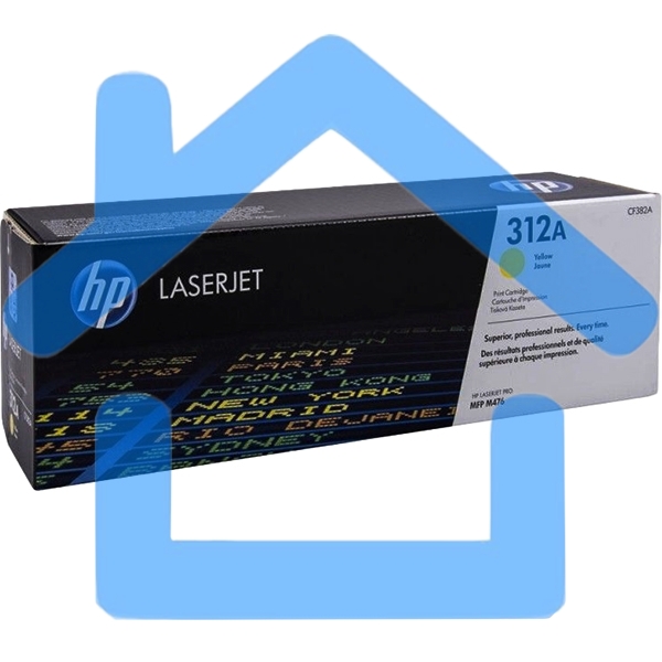 Тонер Картридж HP 312A CF382A желтый для HP CLJ Pro M476 (2400стр.)