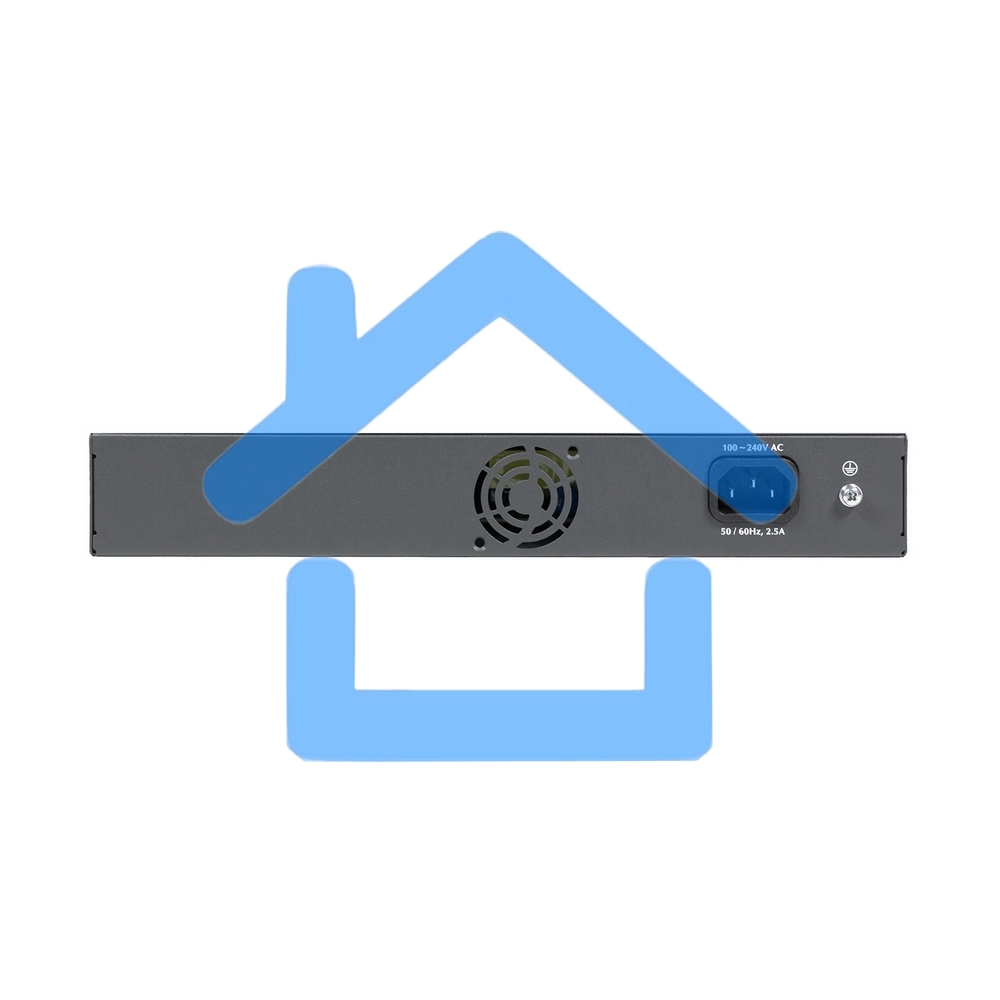 Коммутатор Managed L2 Switch 8x1000Base-T PoE, 2x1000Base-X SFP, PoE Budget 135W, RJ45 Console, 19