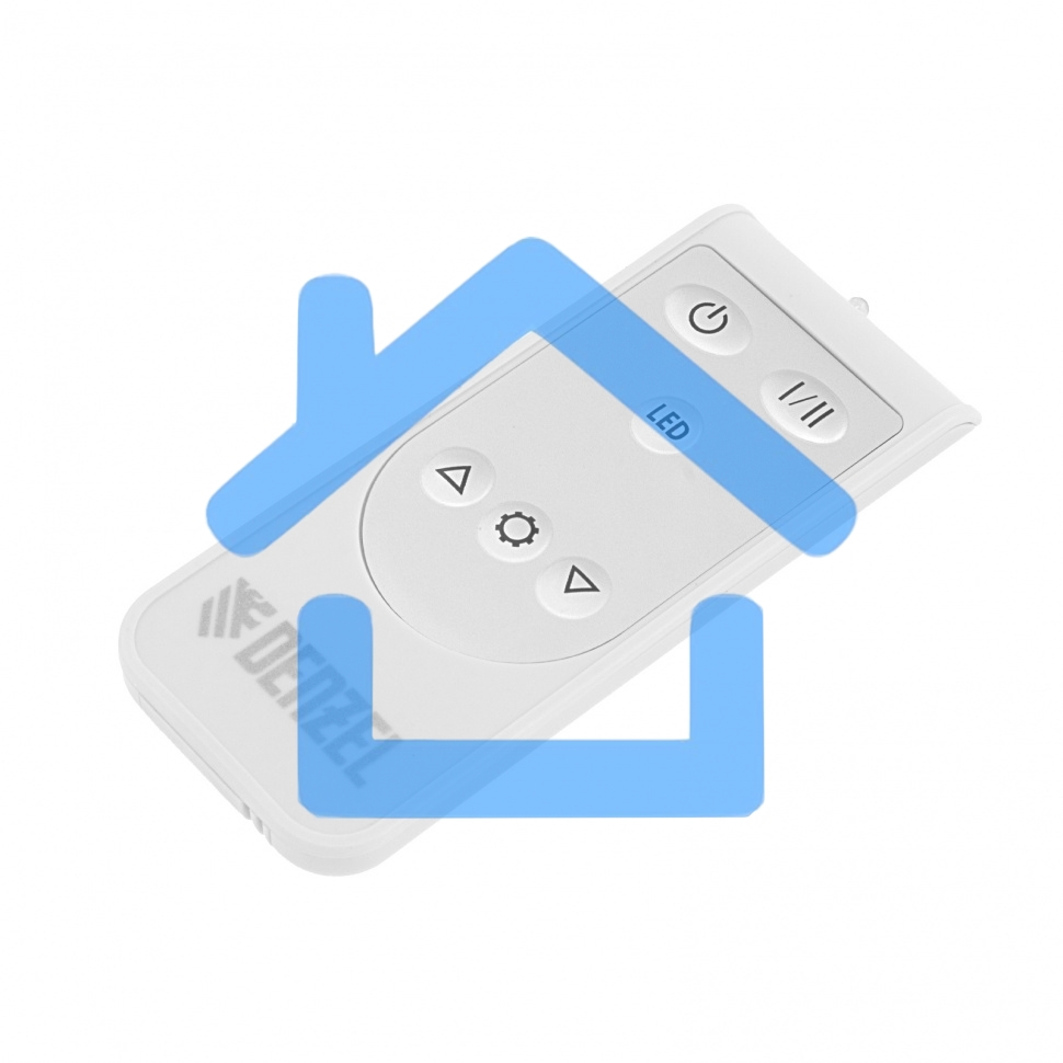 Конвектор Denzel OptiPrime-1500 белый, 1500 Вт, 20 м2, термостат, дисплей, WiFi