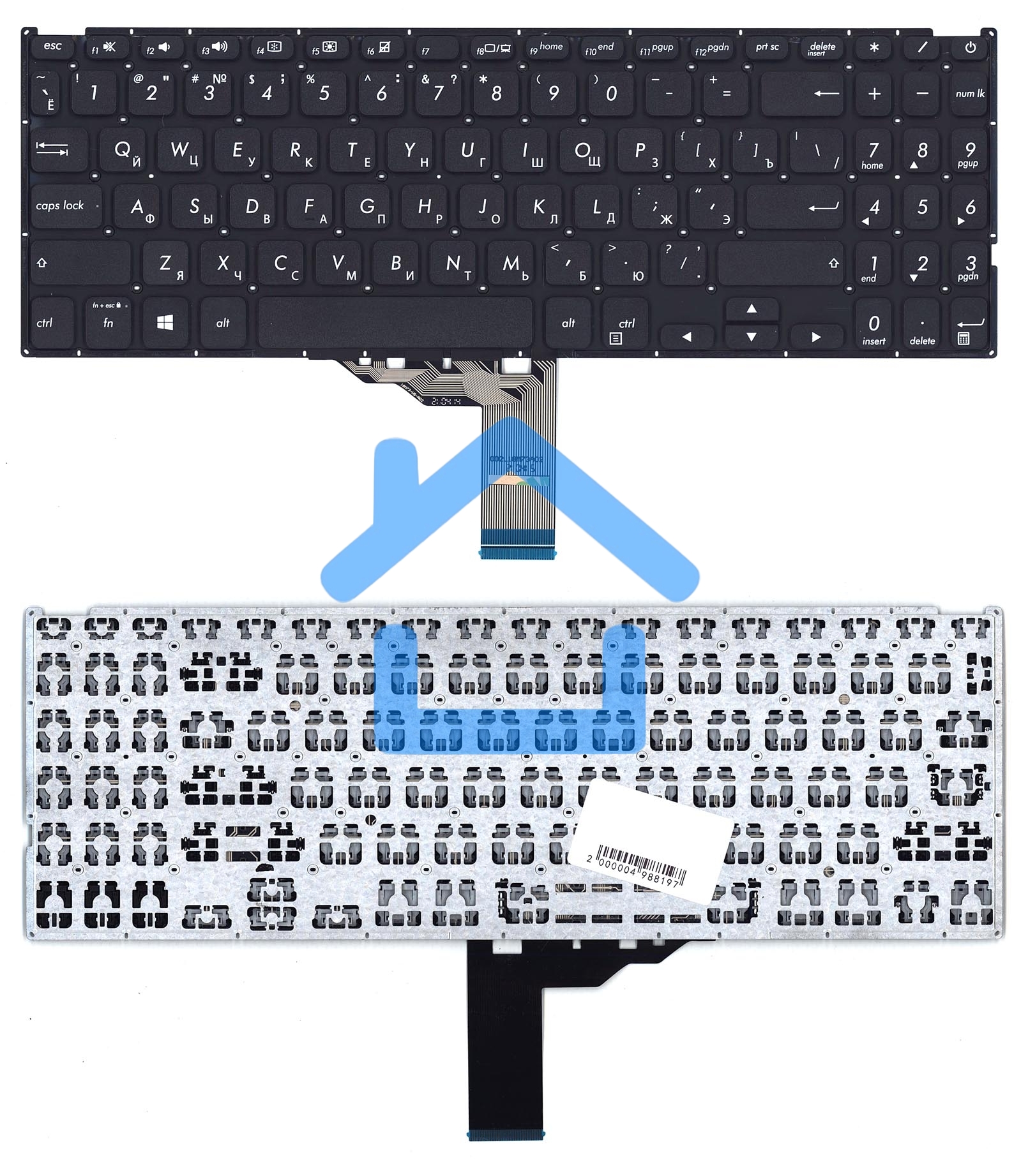 Клавиатура для ноутбука Asus Pro P3540, X545 черная