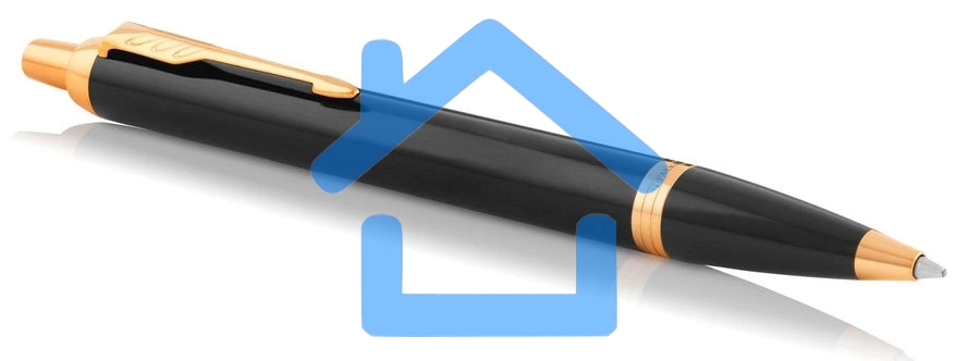 Ручка шариковая Parker IM Core K321 (CW1931666) Black GT M, синие чернила, подарочная коробка