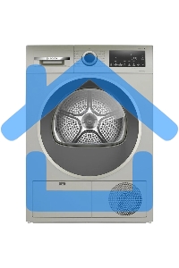 Сушильная машина Bosch WQG1420XME серый, 9 кг, сушка - конденсационная, программ - 15, 59.8 x 84.2 x 64.8 см